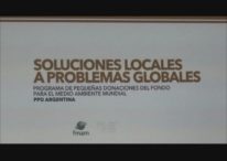 Regional SGP Argentina meeting about socio-enivornmental projects
